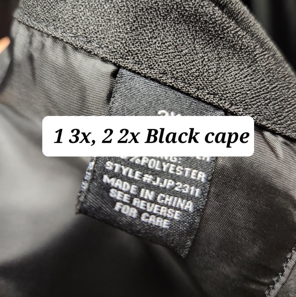 Plus Size Jealous Tomato Lined Cape with Faux Front Pockets -Limited quantities. - Picture 12 of 13